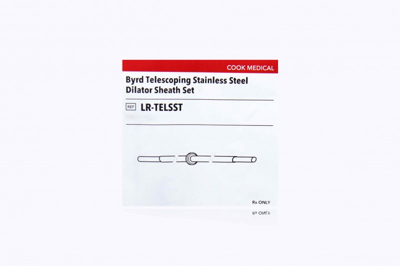 Lead Extraction Byrd Telescoping Stainless Steel Dilator Sheath Set, 1 Set