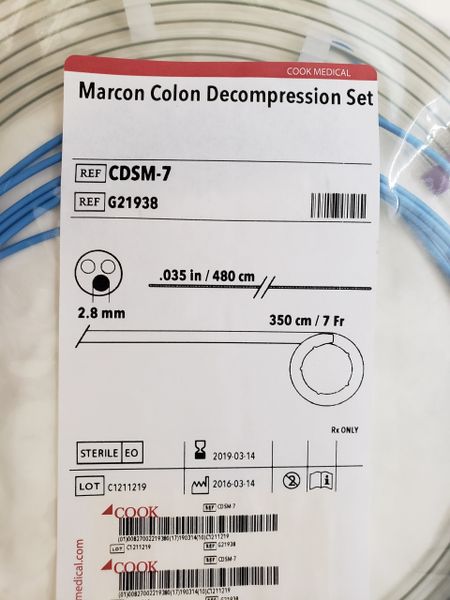 Marcon Colon Decompression Set, 1 Set