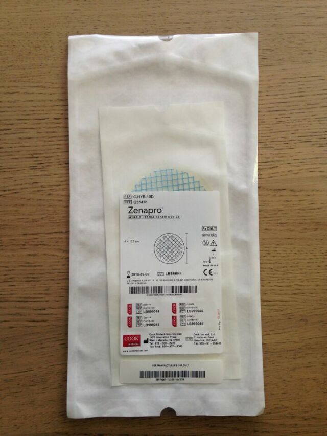 ™zenapro Hybrid Hernia Repair Graft, 1 Each