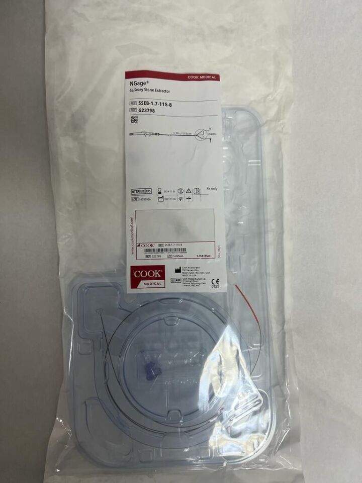 Salivary Stone Extractor Basket Sseb, 1 Each