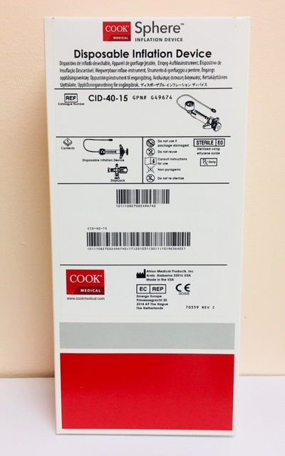 Sphere Inflation Device, 1 Each