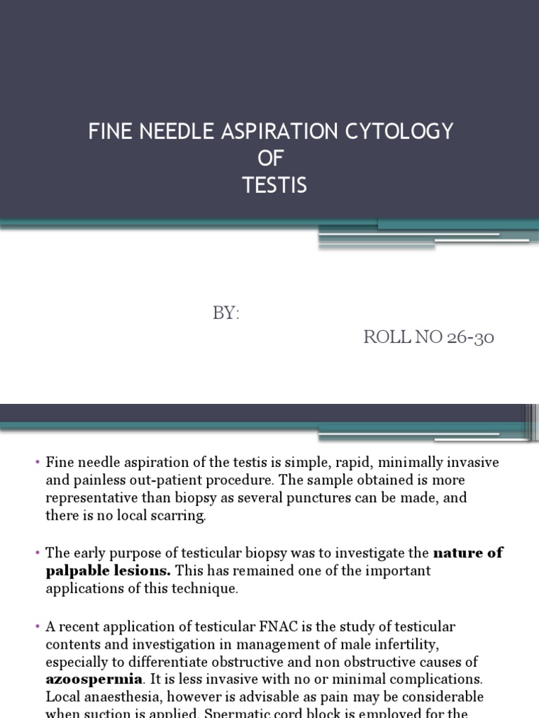 Testicular Sperm Aspiration Needle, 1 Each