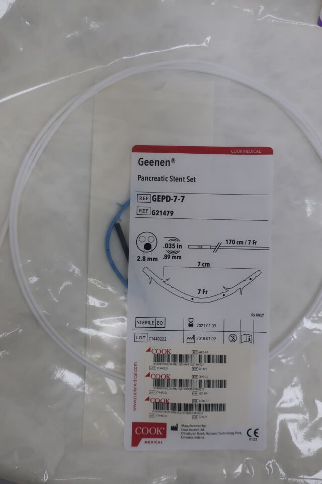 Geenen Pancreatic Stent Set, 1 Set