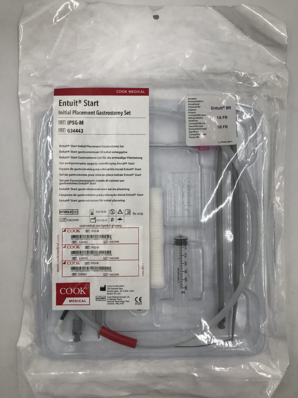 Entuit Start Initial Placement Gastrostomy Set, 1 Set