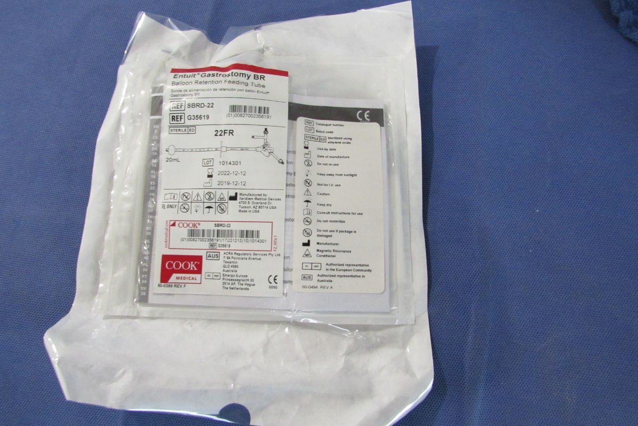 Entuit Thrive Lp Balloon Retention Gastrostomy Feeding Tube, 1 Each