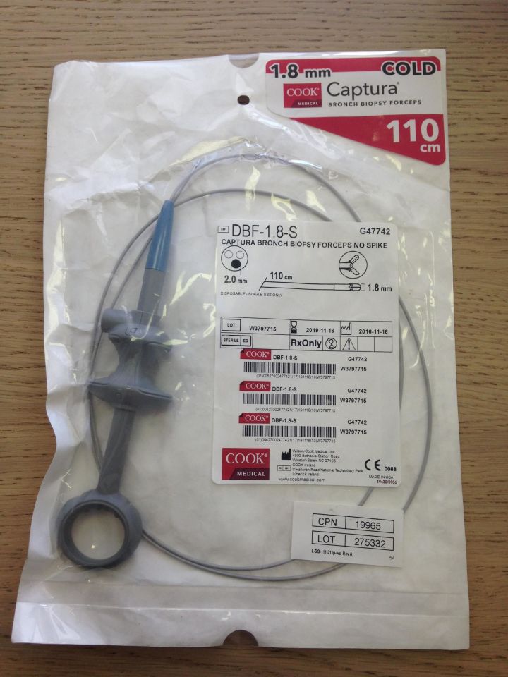 Captura Bronch Biopsy Forceps No Spike, 1 Each