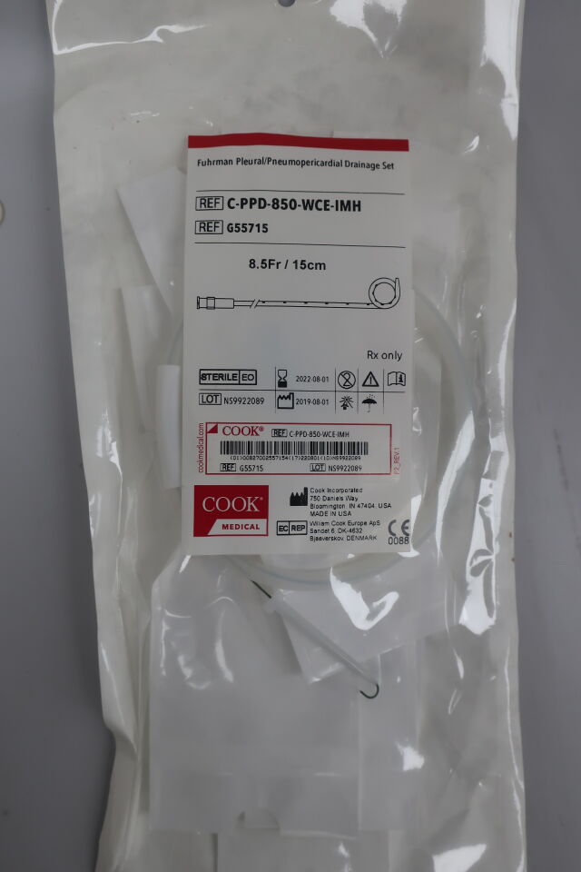 Fuhrman Pleural/pneumopericardial Drainage Set, 1 Set