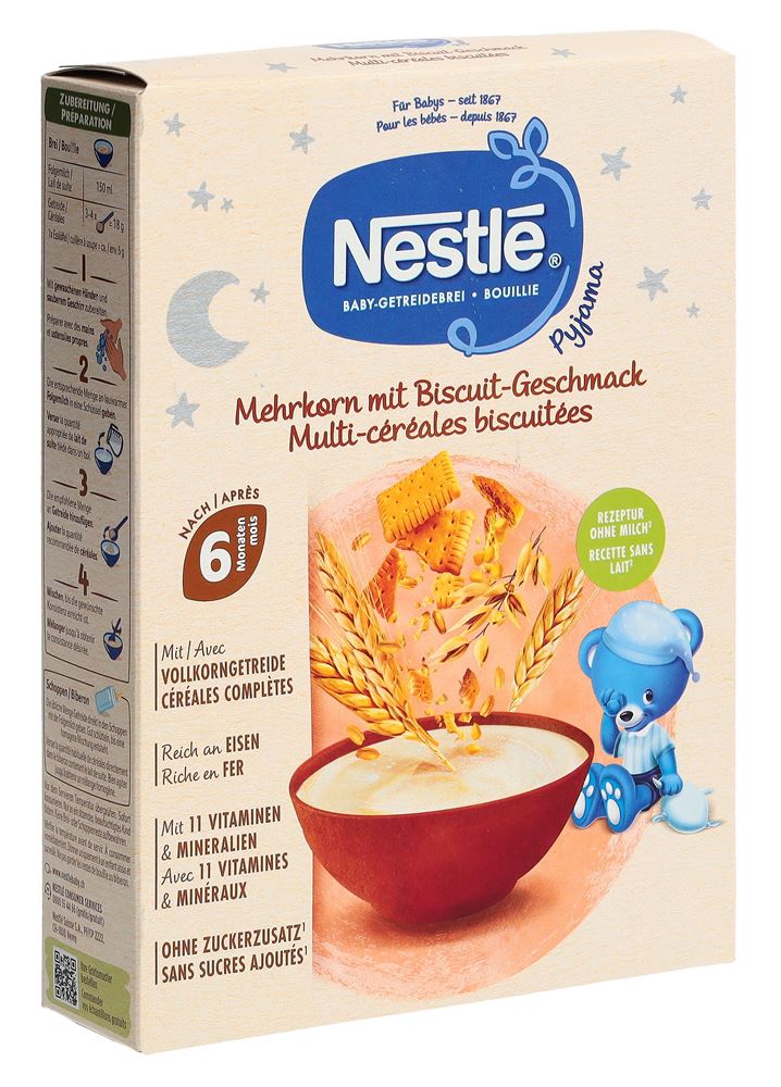 NESTLE Baby-Brei Pyjama Mehrkorn Biscuit 6M 160 g