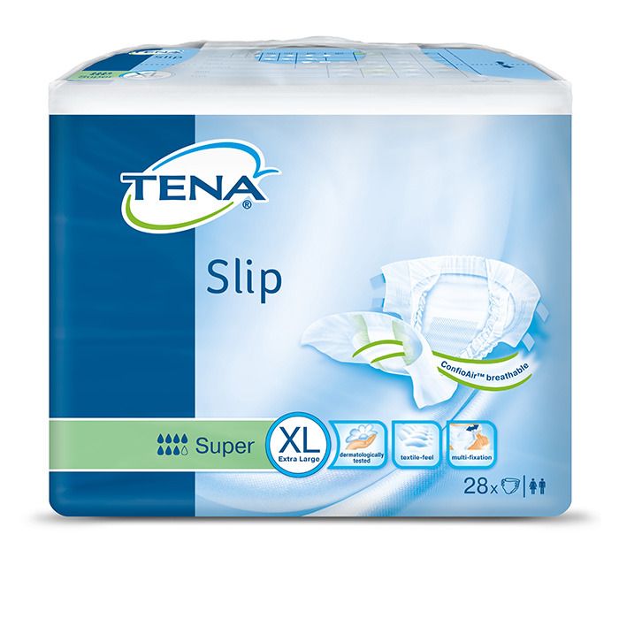 Einlage mit Klebelasche TENA Slip Super grün (XL)