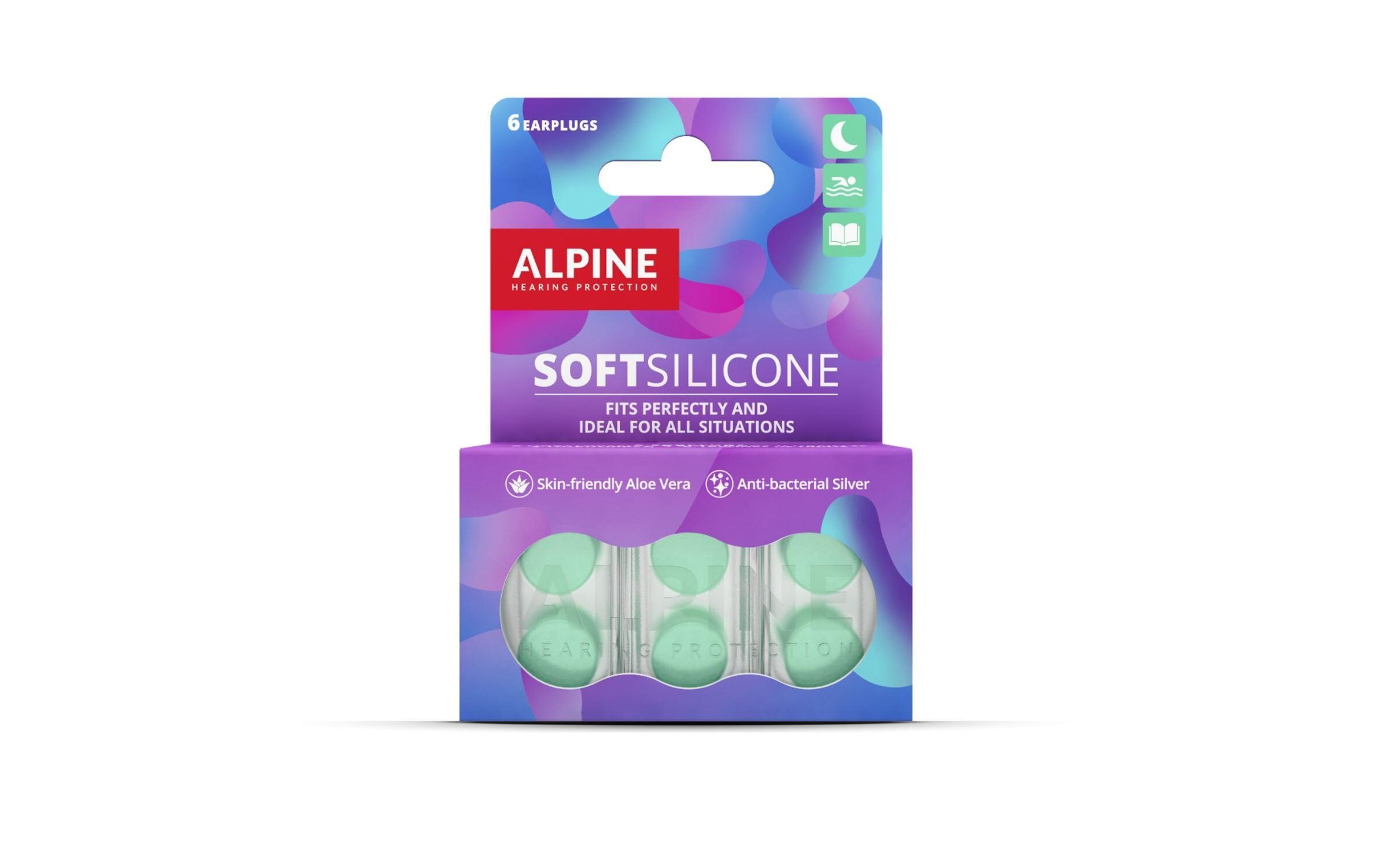 ALPINE Gehörschutzstöpsel SoftSilicone 6 Stk