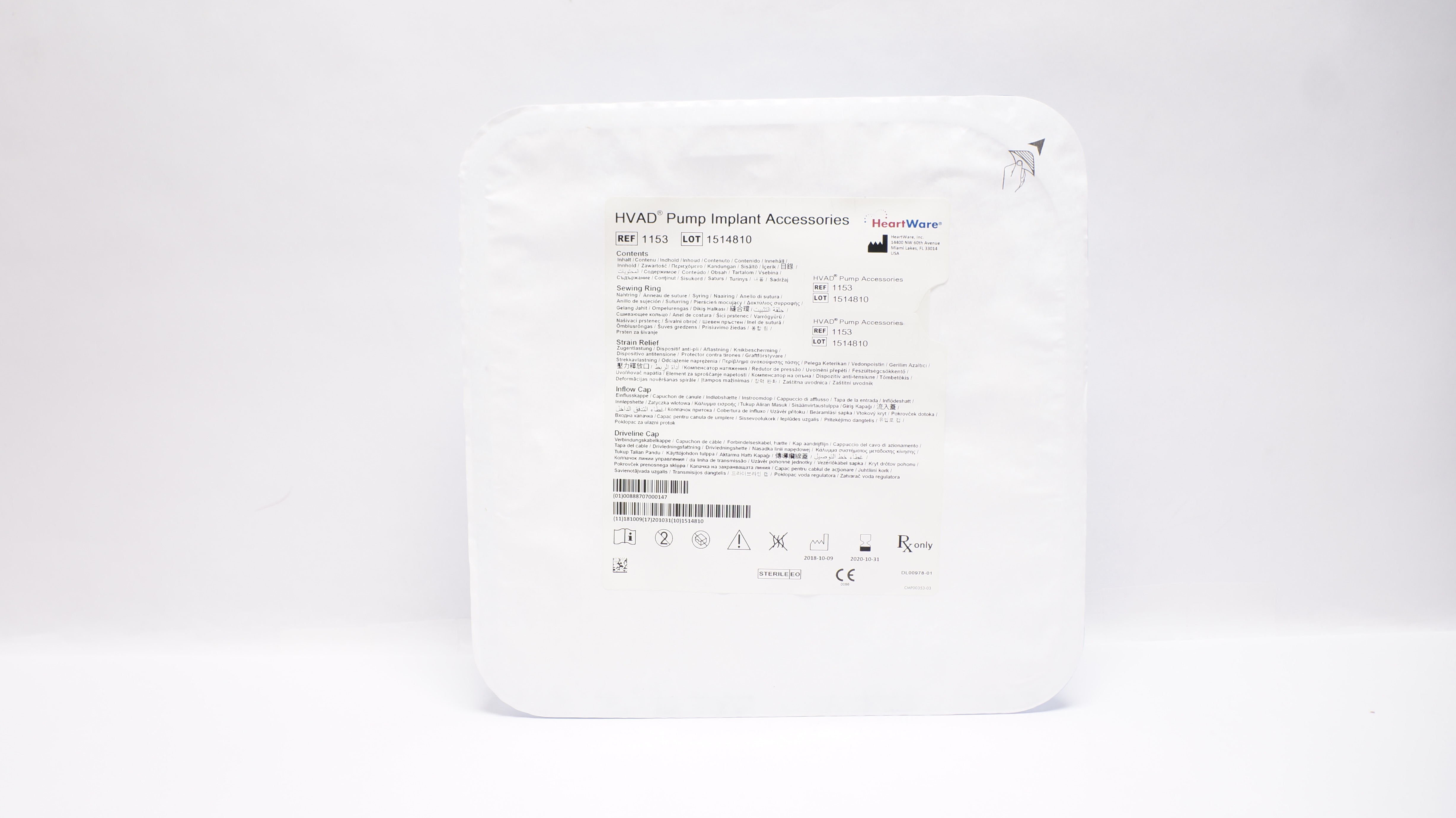 ACCESSORIES 1153- HVAD IMPLANT KIT