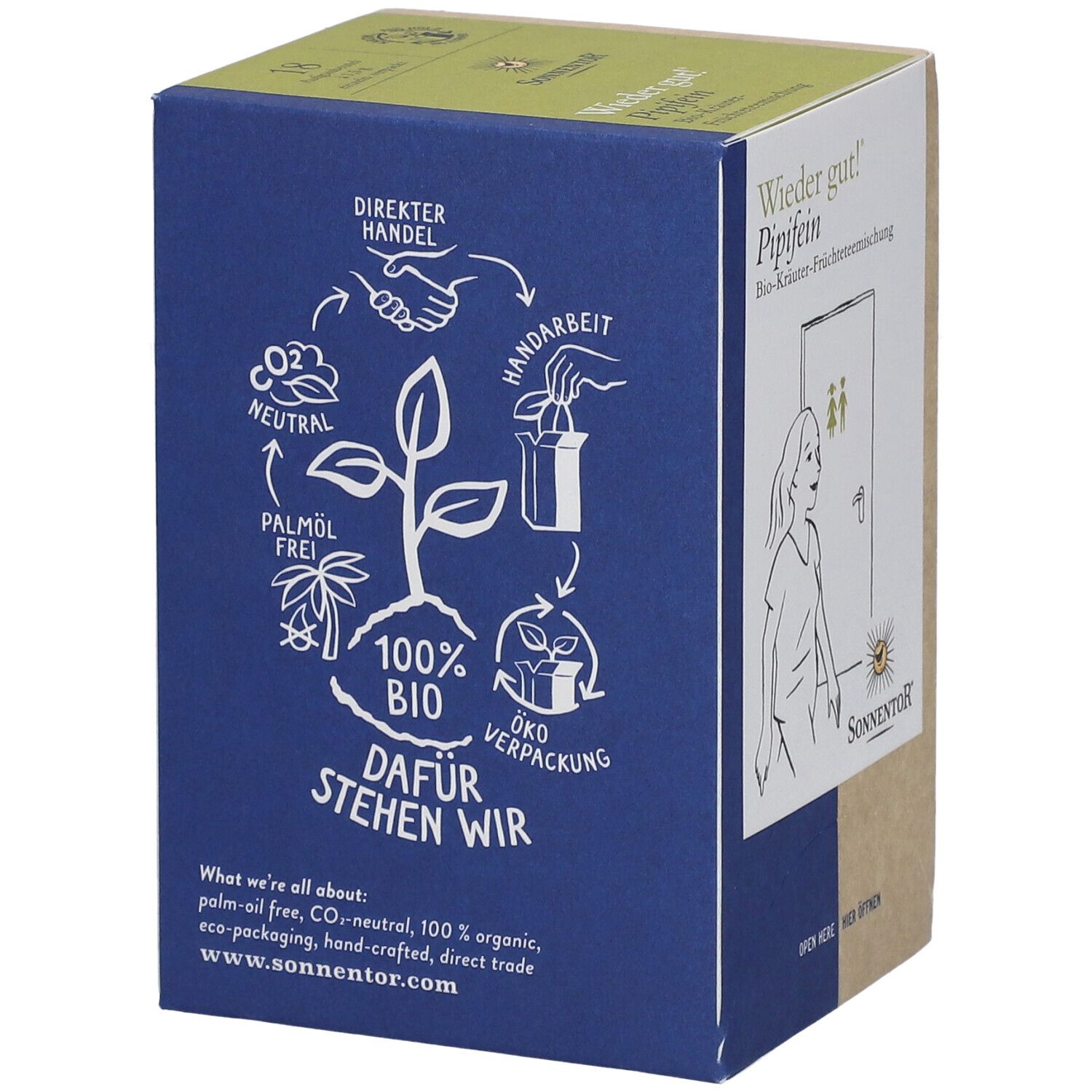 SONNENTOR Wieder gut! Pipifein Tee BIO Btl 18 Stk