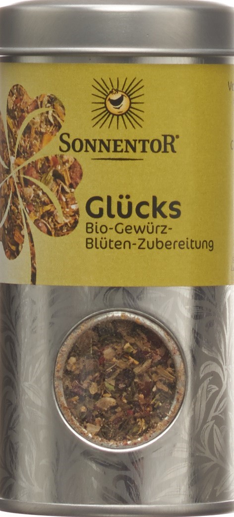 SONNENTOR Glücks Gewürz Blüten Streudose BIO 28 g