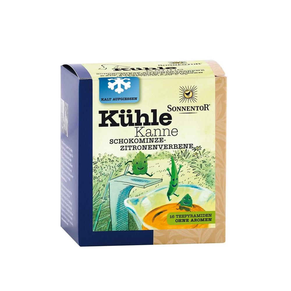 SONNENTOR Kühle Kanne Teepyr Schokom-Zi BIO 16 Stk