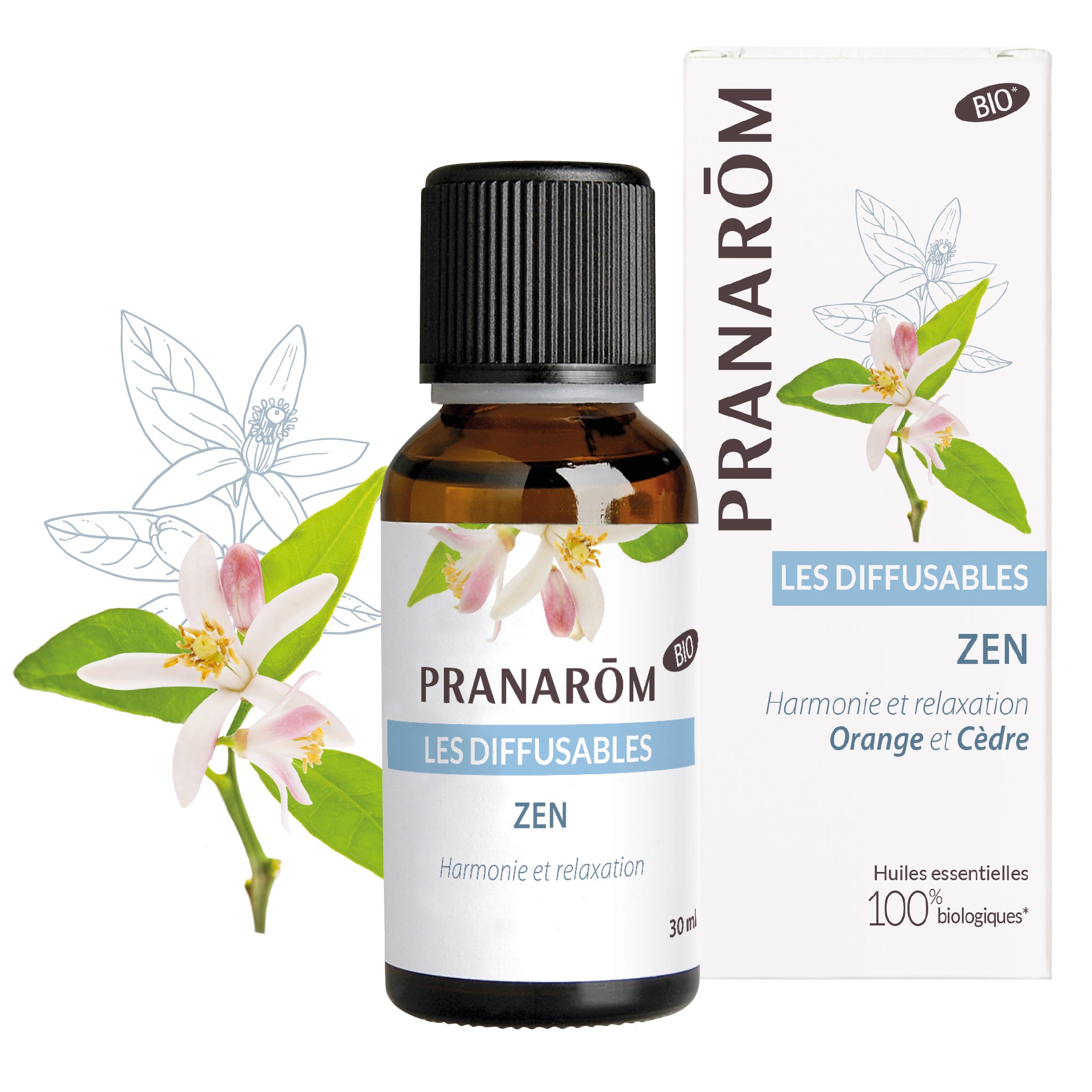 PRANAROM Les diffusables zen BIO fl 30 ml