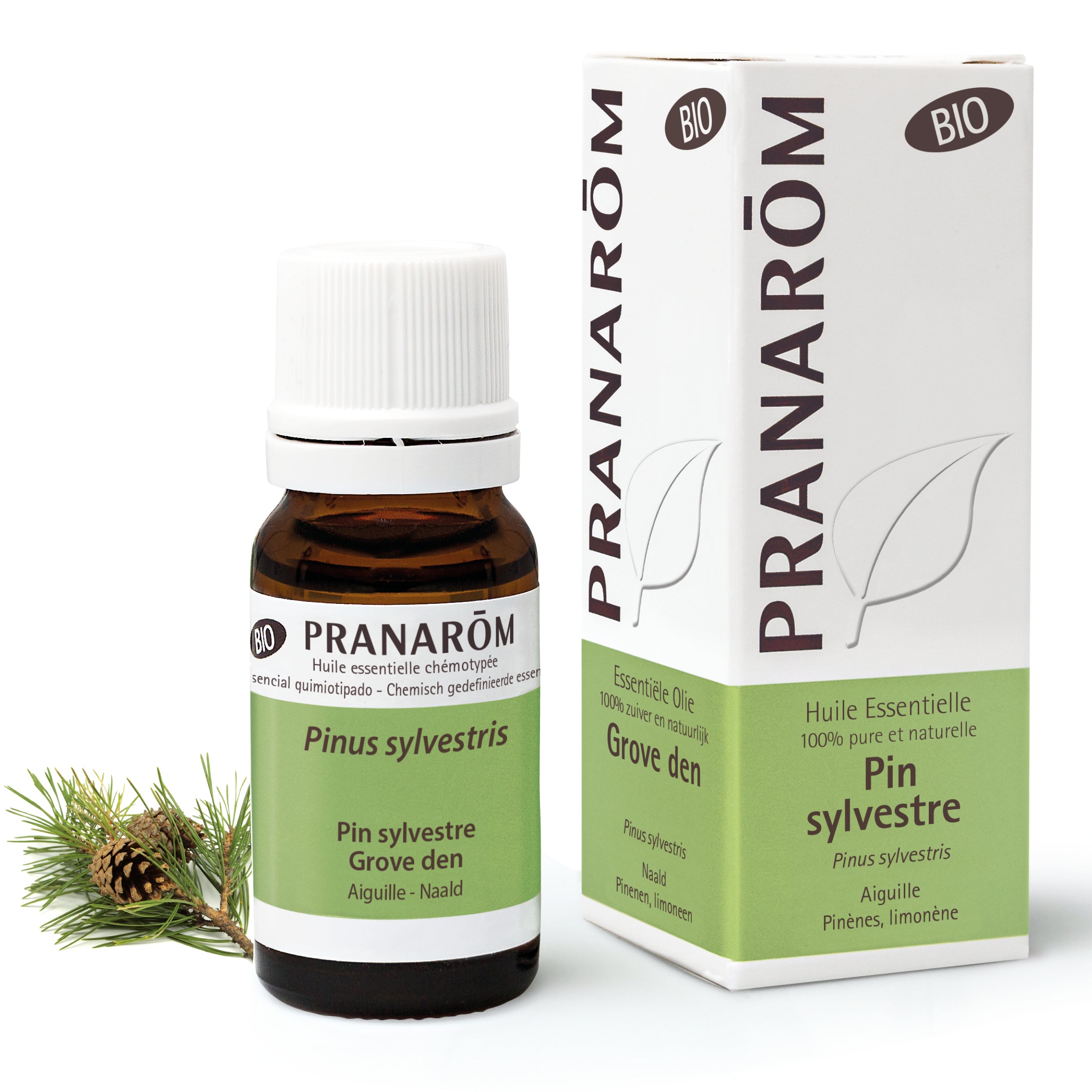 PRANAROM Huile Essentielle de Pin sylvestre - Bio 10 ml