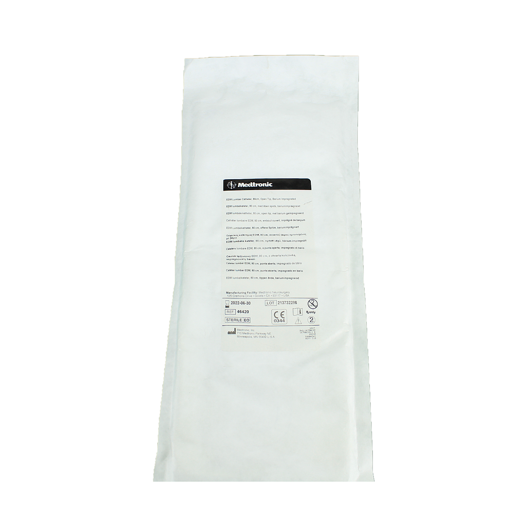 CATH 46420 EDM LUMBAR 80CM/OPEN TIP