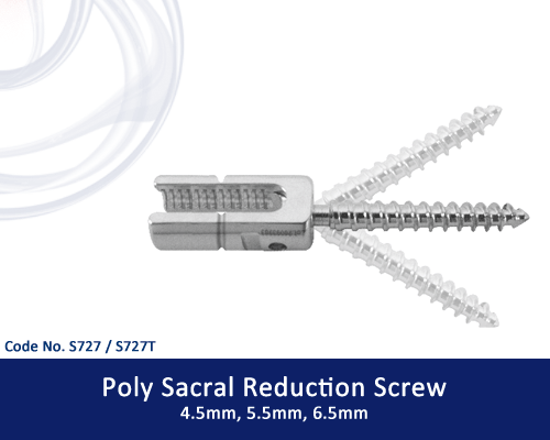 SCREW 8632260 CLRD SACRAL 6.5X60MM
