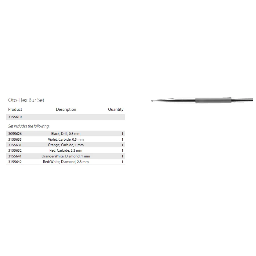BUR 3155643 OTO-FLEX 1.4MM DIAMOND GREY/