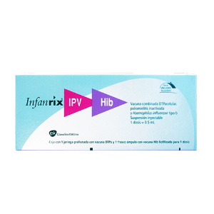 INFANRIX DTPa-IPV+Hib susp inj (n ser pré) 0.5 ml