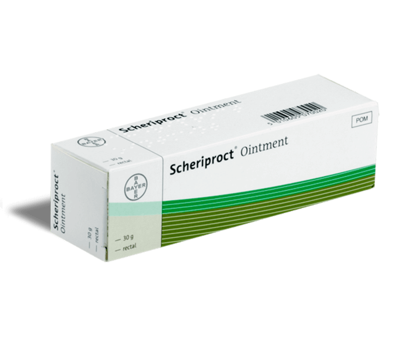 Scheriproct, Rektalsalbe