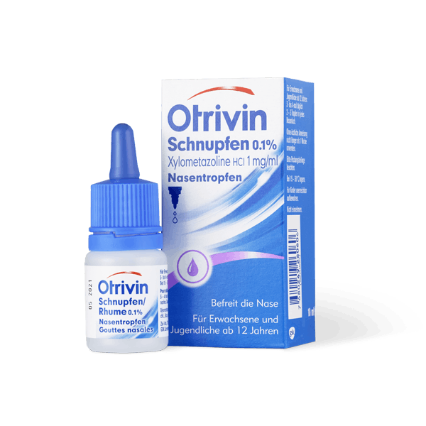 Otrivin Schnupfen Classic 0.1 %, Nasentropfen, Lösung