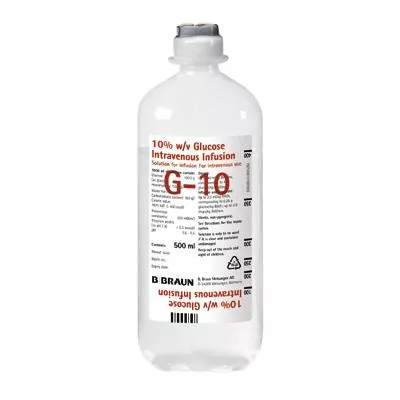 GLUC Braun sol perf 10 % 500ml Ecofl pl 10 pce