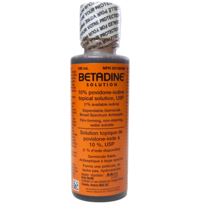 BETADINE solution désinfectante (n) fl 10 ml