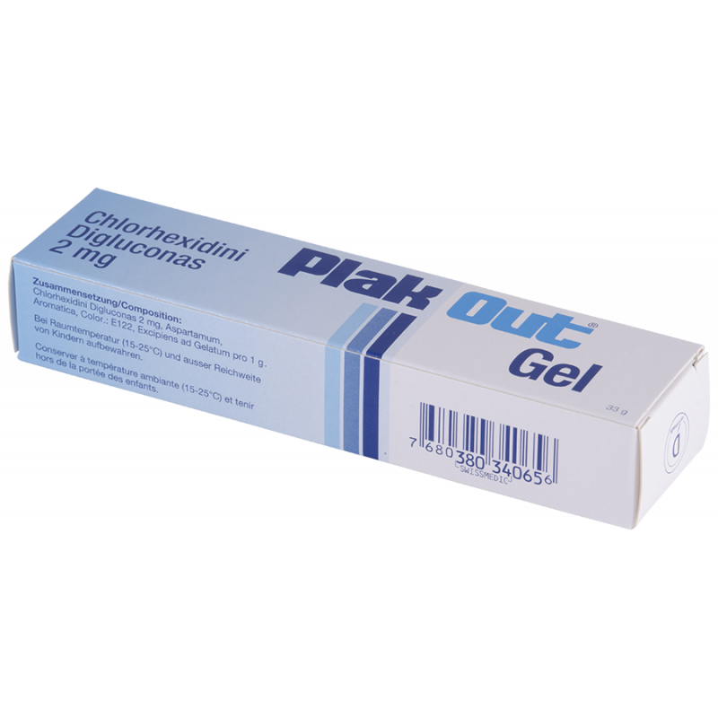 Plak-Out Gel, zur Anwendung in der Mundhöhle