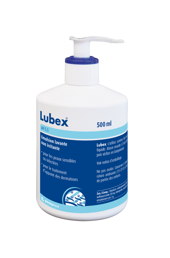 LUBEX émulsion lavante pH 5.5 dist 500 ml