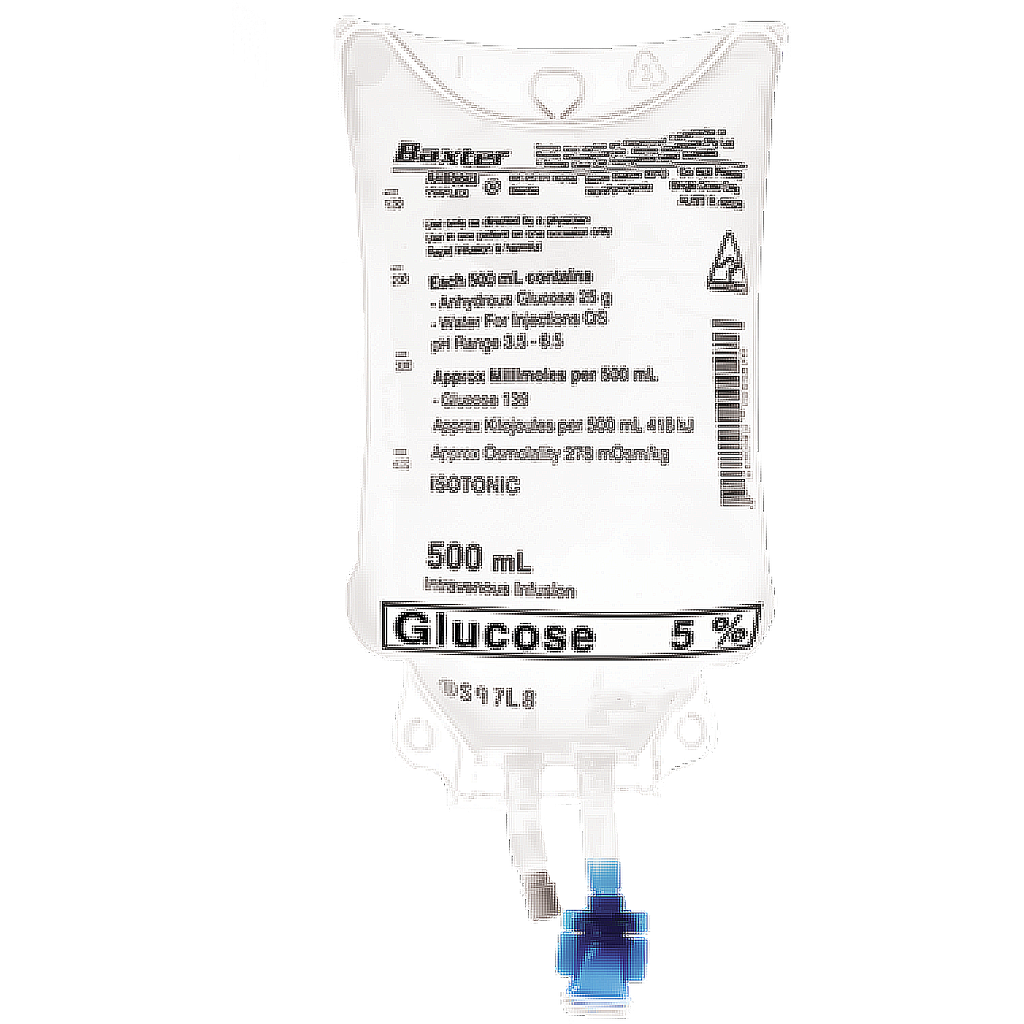 Glucose 5 % Baxter, Infusionslösung