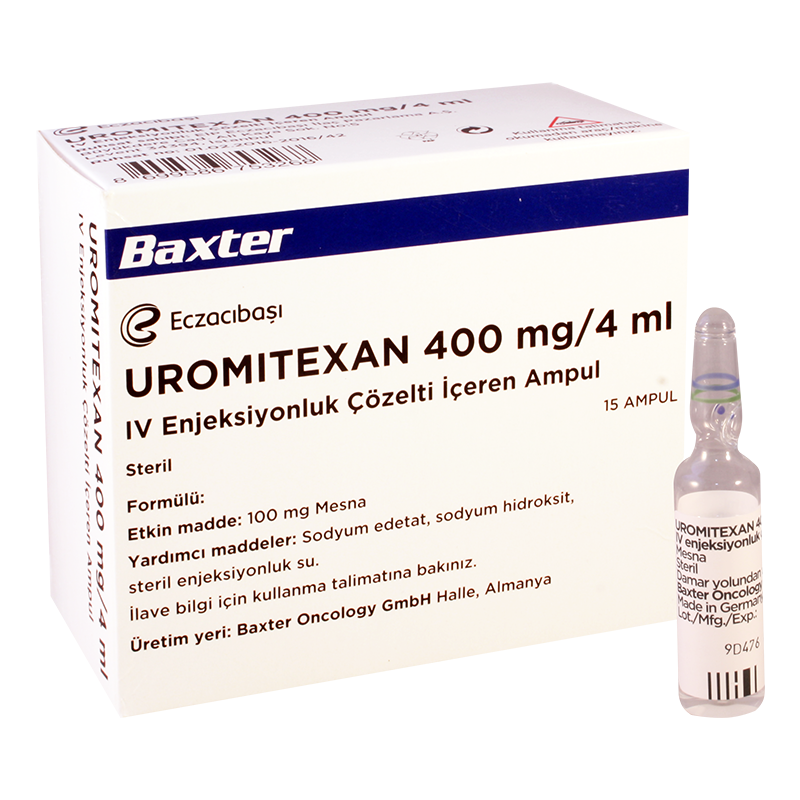 UROMITEXAN sol inj 400 mg/4ml 15 amp 4 ml