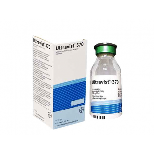 Ultravist 370, sol inj 370 mg , fl 50 ml (ancien)