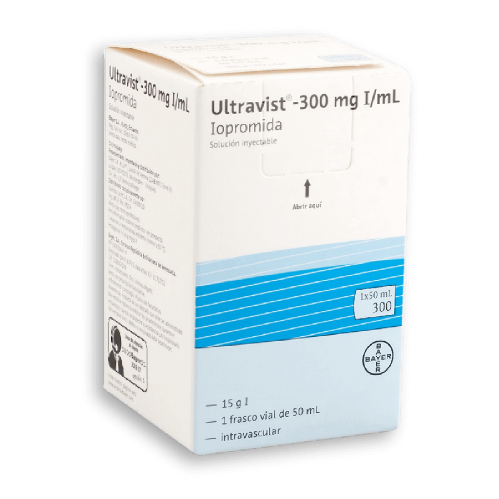 Ultravist cartouches pré-rempl, sol inj 300 mg , 75 ml