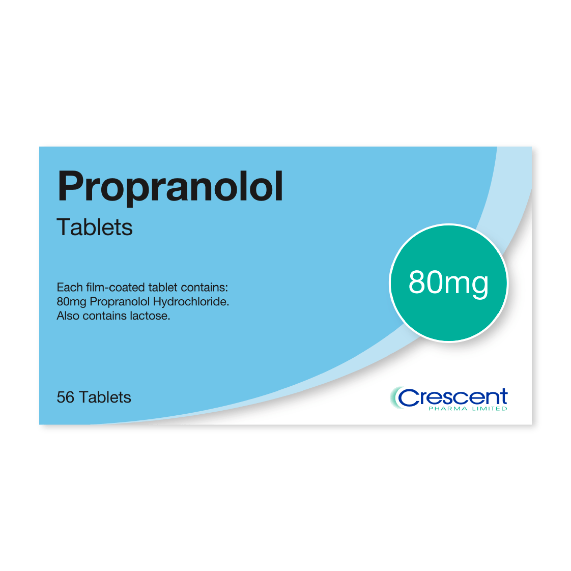 PROPRANOLOL Zentiva cpr pell 80 mg bte 60 pce