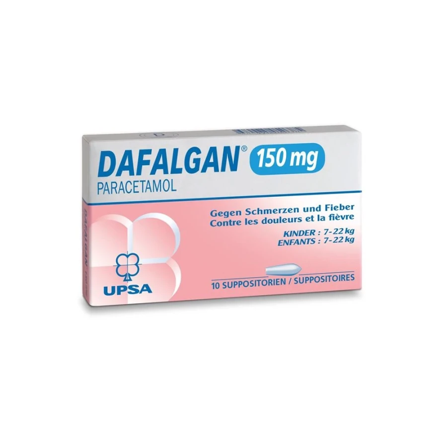 DAFALGAN supp 150 mg 10 pce
