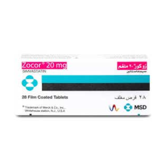 ZOCOR cpr pell 20 mg 28 pce