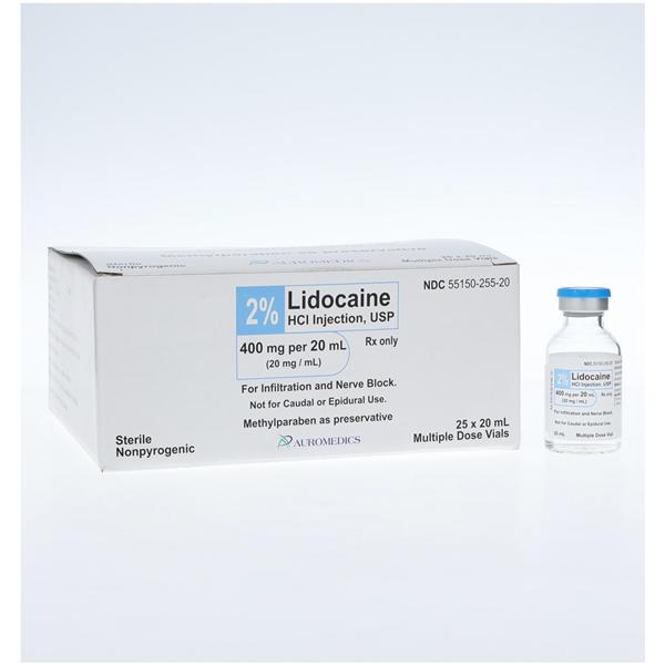 LIDOCAIN CO2 Sintetica sol inj 2 % vial 20 ml