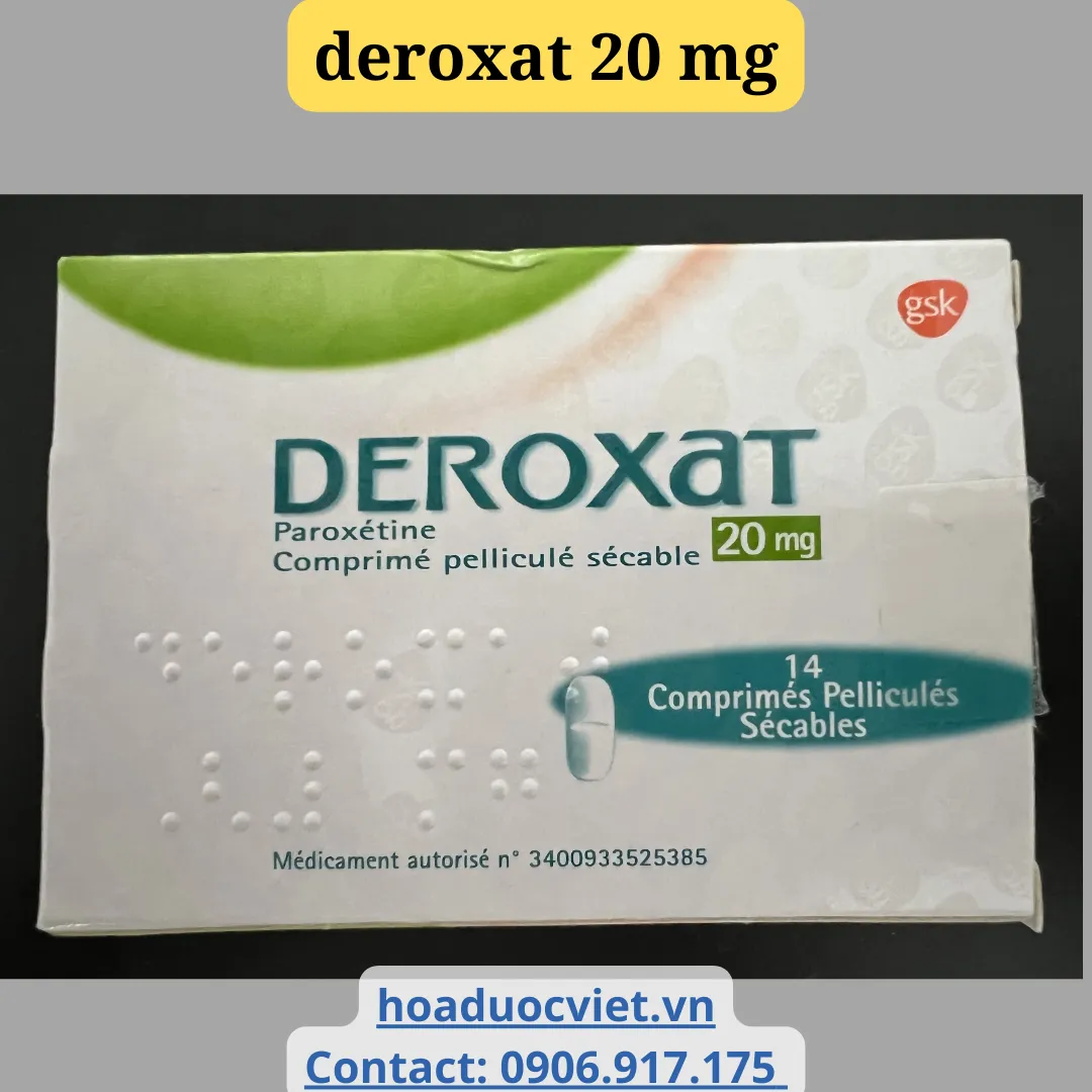 DEROXAT cpr pell 20 mg 14 pce