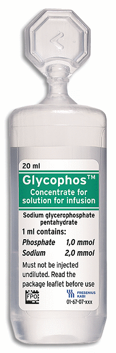 GLYCOPHOS sol perf 20 amp 20 ml