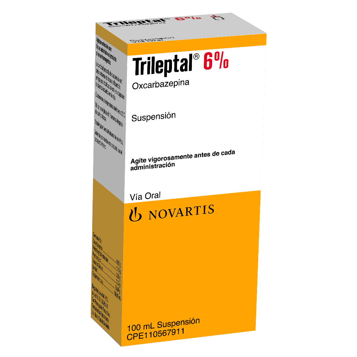 TRILEPTAL susp 6 % fl 100 ml