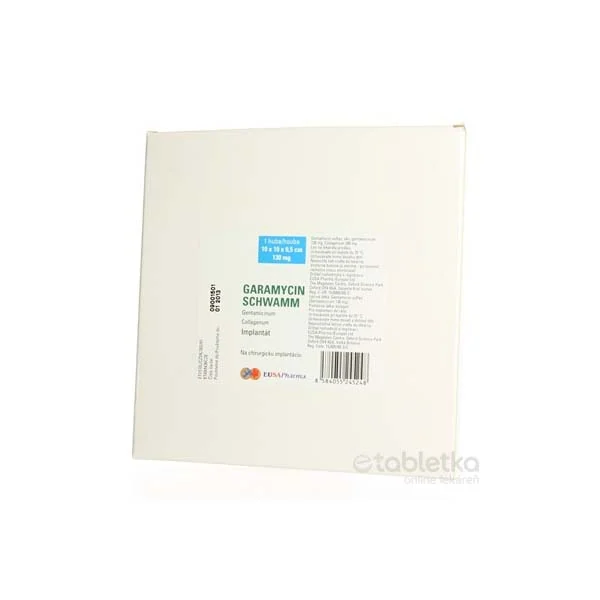 GARAMYCIN éponge 10x10x0.5cm 5 pce