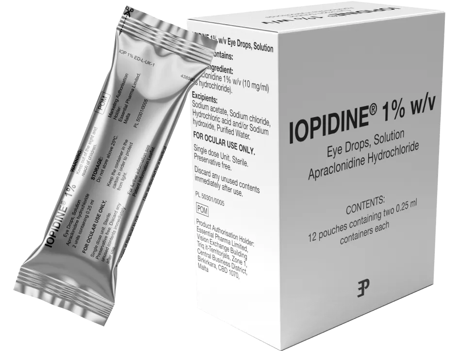 IOPIDINE gtt opht 1 % 2 monodos 0.25 ml