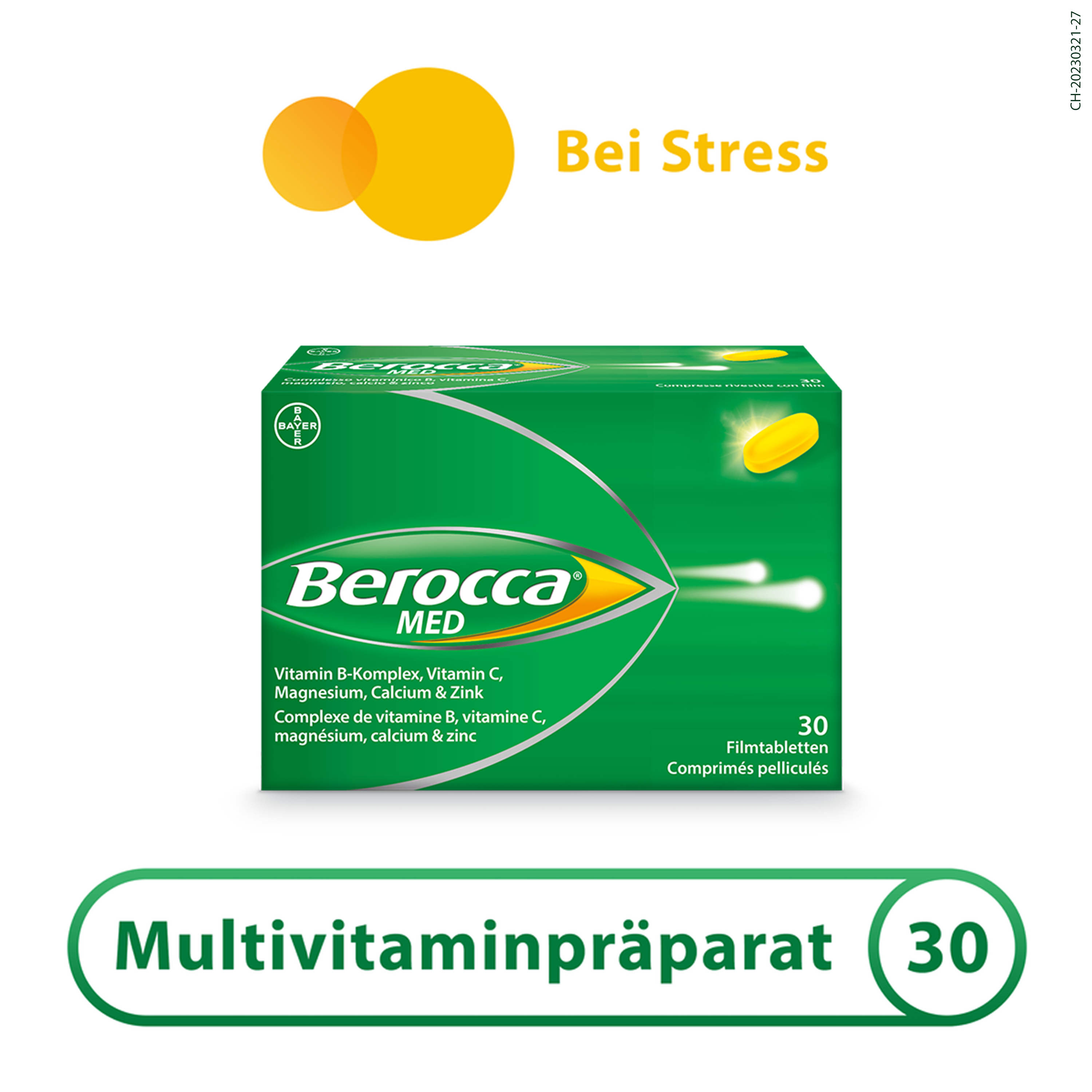 BEROCCA MED cpr pell 30 pce