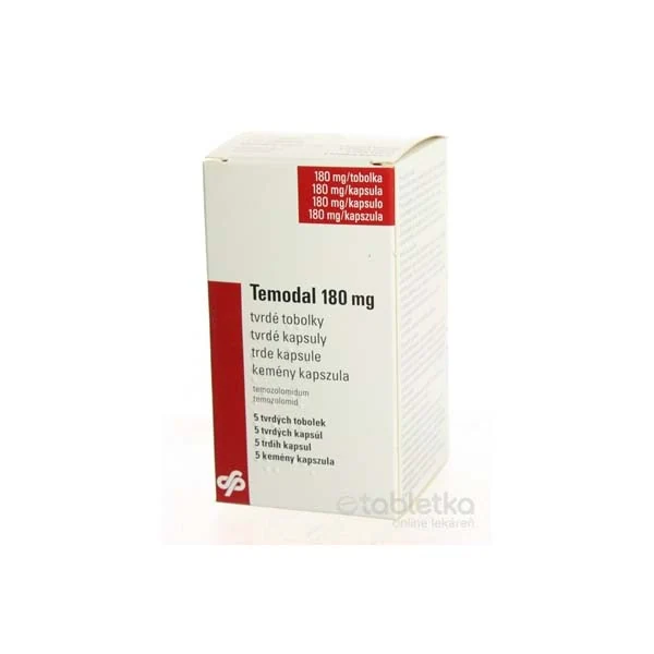 TEMODAL caps 180 mg sach 20 pce
