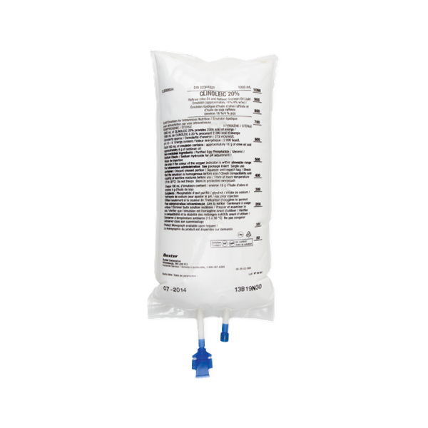 CLINOLEIC 20 % émulsion lipidique 10 sach 100 ml