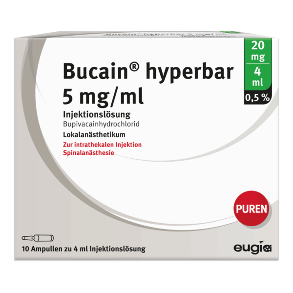 BUPIVACAIN hyperbar Sint 5 mg/ml bli sté 10 x 4 ml
