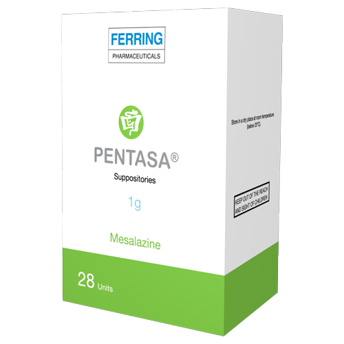 PENTASA supp 1 g 28 pce