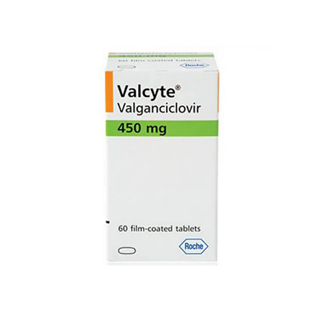 VALCYTE cpr pell 450 mg bte 60 pce