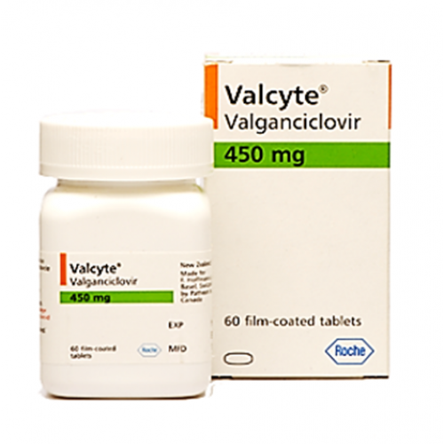 VALCYTE cpr pell 450 mg bte 60 pce